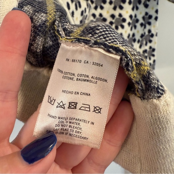 Women’s Field and Flower Floral Patterned quarter sleeve sweater size small S - Picture 4 of 4